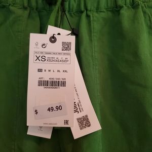 Zara LA Slouchy Fit - Green pants